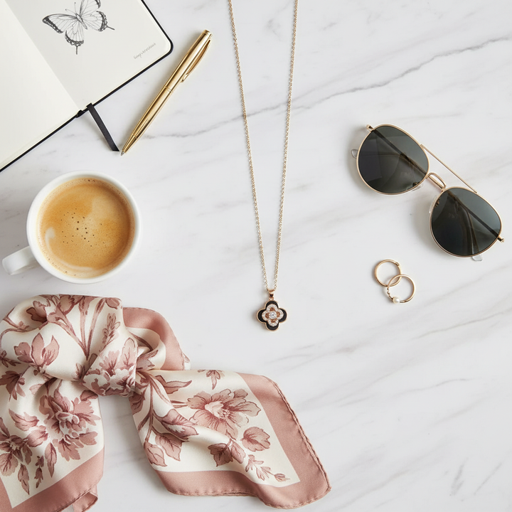 Charming Clover Pendant Necklace